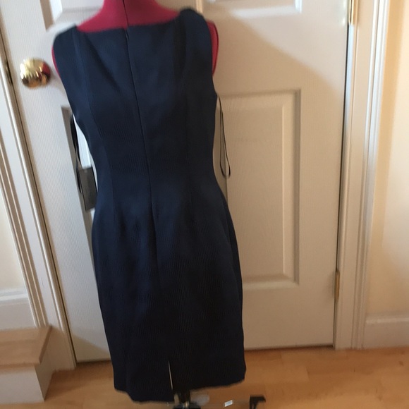 NWT Anne Klein navy sleeveless dress size 8 - Picture 3 of 8